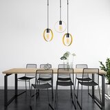 Opviq Halka - 4576 GoldBlack Chandelier Cene