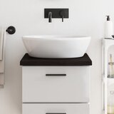 vidaXL Kupaonska radna ploča tamnosmeđa 40x60x(2-4) cm tretirano drvo | shoptok.hr
