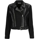 Only ONLGILLA LS STUD DNM BIKER JACKET CRO Crna