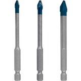 Bosch Expert Komplet za bušilice za pločice Hex-9 (Promjer: 5 mm - 8 mm, Svojstvo materijala: Pločice, 3 -dij.) | shoptok.hr