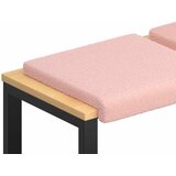  Jastučić za klupu 2 kom. Sherpa Tkanina Ružičasta Dubina 35 cm | shoptok.hr