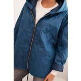 Kesi Włoski Women's quilted jacket with a hood sea green | Shoptok.si