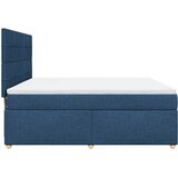  Krevet s oprugama i madracem plavi 180x200 cm od tkanine | shoptok.hr