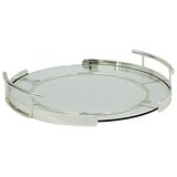 Schafer Schäfer Glass tray srebrna Ø 31 cm Cashi Cijene