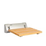 OneConcept Arielle, sedež za tuš, bambus, aluminij, zložljiv, maks. 160 kg, les | Shoptok.si