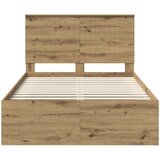  Krevetna konstrukcija Umjetnička hrastovina 120 x 200 cm | shoptok.hr