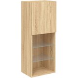 TV ormarić s LED svjetlima boja hrasta sonome 40,5x30x102 cm | Eponuda.ba