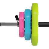 Rebel Active sklopiva šipka s bitumenskim utezima, šipka 140 cm, set za trening 20 kg | shoptok.hr