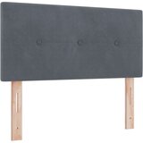  Postelja s pomičnim dnom in žimnico Temno siva 90x200 cm Žamet, (22052751) | Shoptok.si