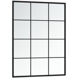  Zidna ogledala 2 kom crna 80x60 cm metalna | Eponuda.com