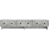 TV ormar Betonska siva 147 x 34,5 x 30 cm Konstruirano drvo | shoptok.hr