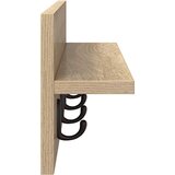  Vješalica za kapute na zidu Sonoma hrast 60 x 10,5 x 18 cm | shoptok.hr