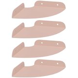  Lebdeća polica s policom 4 pcs Ružičasta 15 x 15 x 2 cm | shoptok.hr
