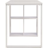 vidaXL Pisalna miza 120x60x75 cm bela | Shoptok.si
