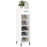 vidaXL Omarica za čevlje bela 30x35x105 cm inženirski les | Shoptok.si