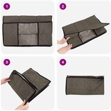  Kutija za pohranu s prozirnim bočnim oknom Siva 70 x 40 x 18 cm | shoptok.hr