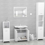  Set kupaonskog namještaja bijeli od konstruiranog drva | shoptok.hr