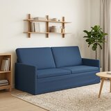 SOFA za 3 osobe Plava 190 x 81 x 82 cm Tkanina | shoptok.hr