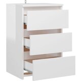  Nočna omarica 2 kosa visok sijaj bela 40x35x62,5 cm, (20732406) | Shoptok.si