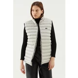 River Club Women's Regular Fit Stone Inflatable Vest With Lined Waterproof and Windproof.
