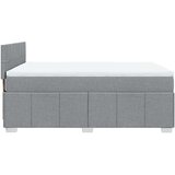 vidaXL krevet box spring s madracem svjetlosiva 160x200 cm tkanina | shoptok.hr