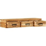 vidaXL Zidni TV ormarić 100x30x19 cm puno drvo bagrem | shoptok.hr