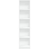  Regal za knjige bijeli 40x24x176 cm konstruirano drvo | Eponuda.com