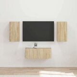  Set TV komoda Zidne 6 pcs Sonoma hrast Konstruirano drvo | shoptok.hr