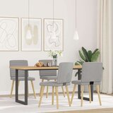  Blagovaonske stolice od tkanine 4 kom oblačnosive | shoptok.hr