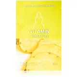 Holika Holika Ampoule Mask Sheet From Nature Vitamin C + Pineapple maska iz platna s poživitvenim učinkom