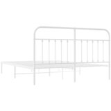  Metalni okvir za krevet s uzglavljem bijeli 183x213 cm | Eponuda.ba