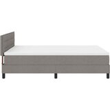  Krevet s opruga kutije Sivo-smeđa 160 x 200 cm tkanina | shoptok.hr