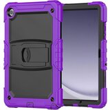 NIKCORP Ovitek za iPad 9.7" s stojalom, ročajem in naramnim trakom, trislojna zaščita proti udarcem, silikonski, vijolične barve, (5000138889) | Shoptok.si
