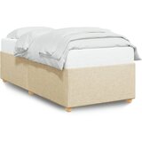 Furnova Posteljni okvir brez vzmetnice krem 100x200 cm blago, (21943151) | Shoptok.si