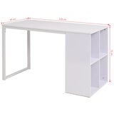  Pisaći stol 120 x 60 x 75 cm bijeli | Eponuda.ba
