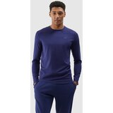 4f Men's Plain Long Sleeves T-Shirt - Navy Blue cene