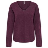 Only Whitney Life Knit - Mauve Wine Bordo Cijene