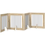  Vrata za pse s postoljem 4 pcs Hrast sonoma 80 x 80 cm | shoptok.hr