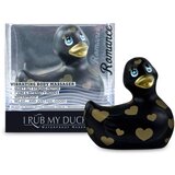 Big Teaze Toys my duckie romance 2.0 - račji vodoodporni klitorisni vibrator (črno-zlati) | Shoptok.si