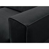 Bobochic Paris Crna sklopiva/s prostorom za odlaganje sofa 265 cm Ezechiel – | shoptok.hr