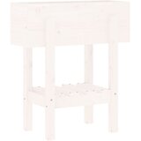  Vrtna sadilica bijela 62 x 30 x 69 cm od masivne borovine | shoptok.hr