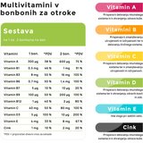 Malinca multivitamini v bonbonih za otroke Cene
