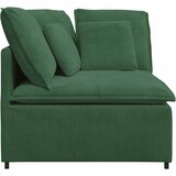  Modularni kutni kauč s jastucima tamnozelene boje 100 cm | shoptok.hr
