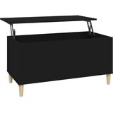  Stolić za kavu crni 90 x 44 5 x 45 cm od konstruiranog drva | shoptok.hr