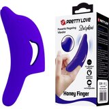 PRETTY LOVE FLIRTATION PRETTY LOVE - DELPHINI POWERFUL FINGERING STIMULATOR DARK BLUE | Shoptok.si