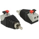 Delock 65566 Cinch adapter [1x muški cinch konektor - 1x utičnica] crna, siva, crvena | Eponuda.ba