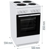 Gorenje električni šporet - GE5A60WH | Eponuda.com
