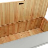 vidaXL klupa siva 107 x 45 x 75 5 cm od masivne jelovine | shoptok.hr