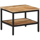 vidaXL Klubska mizica 45x45x35 cm trden robusten mangov les Cene