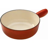 Caquelon indukcija litoželezna rdeča 20 cm